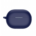 Vienspalvis &bdquo;Bluetooth&ldquo; ausinių silikoninis apsauginis dangtelis, skirtas &bdquo;Huawei Free Buds Pro 3&ldquo; įkrovimo dėklui, apsaugantis nuo kritimo rankovės su kabliuku Free Buds Pro 3 tamsiai žalia spalva