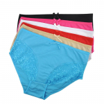 Seksualūs nėriniuoti didelio dydžio kelnaitės moterims moteri&scaron;kos medvilninės apatinės kelnaitės Moteri&scaron;kos kelnaitės 6 vnt. XXL