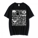 Yungblud Spausdinti mar&scaron;kinėliai Unisex WoUnisex Oversize O formos kaklo trumpomis rankovėmis mar&scaron;kinėliai Hip Hop mar&scaron;kinėliai Grafi&scaron;ki unisex mar&scaron;kinėliai Gatvės drabužiai S