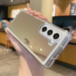 Prabangus 2IN1 Make UP veidrodinis telefono dėklas, skirtas Samsung Z Fold 3 ZFold 4 Fold 5 kietas akrilinis Tpu silikoninis smūgiams atsparus dangtelis For Galaxy Z Fold 3 sidabras