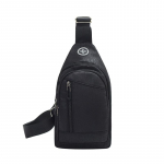 Unisex krūtinės krep&scaron;ys Paprastas laikymo krep&scaron;ys Lengvas kelioninis maža kuprinė Crossbody Bag Mada Kasdieniai vienetiniai krep&scaron;iai pilka spalva