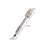 1vnt belaidis ne&scaron;iojamasis mini lituoklio antgalis USB baterija lituoklio suvirinimo antgaliai, skirti taisyti suvirinimo įrankius 0.7*5.1cm