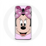Coque Samsung Galaxy J3 2017 Minnie Mouse Dessin anim&eacute; rose rožinė