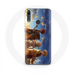 Coque pour Huawei P30 Lite Tanjiro Inosuke et Zenitsu Demon Slayer Kimetsu no Yaiba Anime Manga
