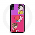 Coque pour Iphone XS BTS BT21 Cooky Et Tata Bangtan V Et Jungkook Fanart