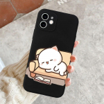 Mink&scaron;ta animacija Puikus mados telefonas skirtas iPhone 11 XR Max 14 Pro 6s 8 Mini X 6 7 13 12 Plus XS Silikoninis Silikoninis Mink&scaron;tas TPU Tiesus Dėklo dangtelis for 7plus Or 8plus