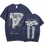 &bdquo;My Chemical Romance 2007 Tour&ldquo; dvipusio spausdinimo mar&scaron;kinėliai &bdquo;Candle Punk Band Sign&ldquo; trumpomis rankovėmis Medvilniniai Harajuku mar&scaron;kinėliai Unisex Unisex mar&scaron;kinėliai 4XL