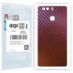 apgo skin sticker film foil vinyl for the BACK compatible with Huawei P9, scratch-resistant, easy to install - Carbon Chameleon CAKA5