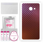 apgo skin sticker film foil vinyl for the BACK compatible with Samsung Galaxy J5 Prime, scratch-resistant, easy to install - Carbon Chameleon CAKA5