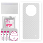 apgo Protective Skin Sticker for the back compatible with ZTE Nubia N5, Wrap Film, Foil, Vinyl - Pattern Transparent Carbon