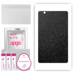 apgo skin sticker film foil vinyl for the BACK compatible with Teclast M8, scratch-resistant, easy to install - Black Honeycomb