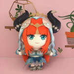 Anime pliu&scaron;inis lėlės žaislas 20cm Xianyun Chiori Kujo Sara Genshin Impact miela mink&scaron;ta kim&scaron;yta pagalvė L