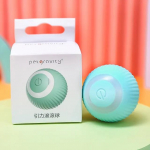 Elektrinis &scaron;uniuko rutulinis žaislas Automatinis besisukantis kamuoliukas Savaime judantis &scaron;uniuko žaidimas Žaislas besisukantis kamuoliukas naminių gyvūnėlių priedai naminių gyvūnėlių žaislų reikmenys mėlyna