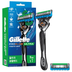 Gillette 2024 ProGlide Ultra skustuvo rankena + 2 skustuvo galvutės, Korėjos skustuvo galvutė