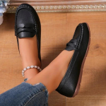 Moteri&scaron;ki baleto plok&scaron;tumai, tamprūs, trikotažiniai batai, moteri&scaron;ki negilūs plok&scaron;tumai, slydimo mocasininiai vienviečiai batai Patogūs darbo batai 36