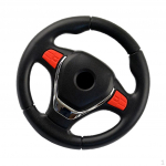 Interaktyvus žaislinis vairas vaikams, skirtas žaidimams automobiliu