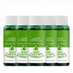 Maitinamasis žolių auginimo skystis, atjauninantis skystis pur&scaron;kiamas žolės mikroelementų stiprinimo skystis pur&scaron;kiamas tirpalas 5 vnt., 60 ml One Size žalia