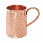 Moscow Mule Mug with Unique Hammer Design Made of Pure Copper