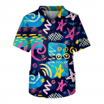 Vyri&scaron;ka spauda trumpomis rankovėmis V formos i&scaron;kirpte darbinė palaidinė krūtinės ki&scaron;enė M violetinė