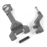REALZION CNC motociklo vairo stabilizavimo amortizatoriaus laikiklio atramos tvirtinimo komplektas, skirtas YAMAHA YZF R3 R25 YZFR3 YZFR25 2014&ndash;2017 m.