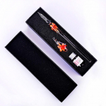 Crystal Glass Dip Pen Spalvoto stiklo ra&scaron;iklis Creative Business Office Pen Dovana 21X6.1cm