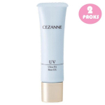 Cezanne Japan Shipping UV Ultra Fit Base EX SPF30 PA++ 01: Light Blue 30g 2 packs, 2 pieces, 2 pieces white
