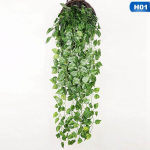 90cm Dirbtinis Žalias Augalas Sieninis Pakabinamas gebenės lapas Pothos Begonija Vynuogės Vynmedis Namų Sodo Sienų Vakarėlio Vestuvių Dekoracija