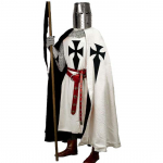 Vyri&scaron;kas viduramžių apsiaustas ir tamplierių tunika, riterio kostiumas, Helovinui, medvilninis apsiaustas su gobtuvu, rankų darbo viduramžių suknelė, renesanso stiliaus, LAPR SCA L juoda