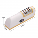 Profesionalus elektrinis peilių galąstuvas namų greitas mažas automatinis peilių galąstuvas USB įkraunamas peilių galąstuvas Virtuvės prietaisai M