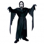 1 komplektas vaikams Helovino kostiumų rinkinys Creepy Ghost Cosplay kaukė Pir&scaron;tinės diržas chalatas kostiumas Karnavalinis vakarėlio pasirodymas Haunted House Vaikų apranga S