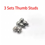 3 rinkiniai Sulankstomo peilio individualizuotos varžtų dalys Titaninis nyk&scaron;čio atramas Stumiamas mygtukas Recon1 Voyager peiliams Pasidaryk pats gamybos priedai 3 sets balta