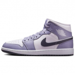 Air Jordan 1 Mid Indigo Haze Tamsiai mėlyni Vyri&scaron;ki sportbačiai Balti Tamsiai mėlynai pilki DQ8426-145 44 gray