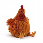 Naujas Simuliacinis Vi&scaron;tos Pliu&scaron;inis Žaislas Gaidys Vi&scaron;ta Mama Lėlė Vaikų Gimtadienio Dovana Rooster ruda