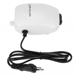 Akvariumo oro deguonies pompa žuvų bakui aeravimo ma&scaron;ina tyli dvigubo i&scaron;ėjimo