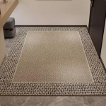 Auk&scaron;čiausios kokybės neslystantis, purvui atsparus, pjaustomas įėjimo durų kilimėlis su medžiaginiu pagrindu - Lengvai valomas prie&scaron;kambario kilimas 80x100cm Belgium velvet