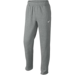 Nike Vienos spalvos logotipas, flisu pamu&scaron;ti tiesaus kirpimo trikotažiniai sportiniai &scaron;ortai vyrams, apačia, pilki 623455-063 XXL