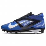 Nike Alpha Menace 4 Pro Hyper Royal White Vyri&scaron;ki sportbačiai Mėlyni Metaliniai-Sidabriniai Vidurnakčio Tamsiai Mėlyni FD7037-400 44
