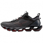 Mizuno Wave Prophecy 13 Tamsiai pilki raudoni vyri&scaron;ki sportbačiai &scaron;viesiai violetiniai J1GC240052 40