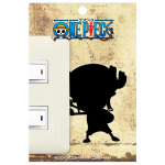 ONE PIECE Oficiali jungiklio plok&scaron;telė siena Pagaminta x 10cm Čoperio lipdukas, Japonija, 14.7cm (op-ws04 Slėpimas) juoda