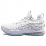 Nike LeBron 15 Low &bdquo;Baltos metalinės&ldquo; sportbačiai AO1755-100 44
