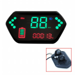 Skaitmeninis LCD E-dvirčio spidometras-odometras elektriniam dviračiui, paspirtukui 36V 48V 60V