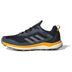 Adidas Terrex Agravic Flow Gtx Bėgimo takais bateliai Patogus kasdienis amortizavimas Neslystantis žemas vir&scaron;us Maratono Vyri&scaron;kas sportbačio Black Blue EF9615 44