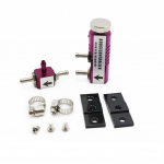 Reguliuojamas turbo slėgio valdiklis, rankinis rinkinys nuo 1 iki 30 PSI, su kabinos slėgio valdymu, CNC aliuminis, automobiliams ir sunkvežimiams violetinė