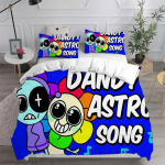 Dandy's World Patalynės Komplektai Vaikams Antklodės Užvalkalas Vienvietis Dvigulis Karali&scaron;ko Dydžio Lovos Komplektas Suaugusiųjų Miegamojo Antklodės Užvalkalas Pagalvės Užvalkalas EU Single(135*200cm)3pcs