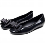 moteri&scaron;ki madingi saldūs lengvi juodi neslystantys plok&scaron;čiapadžiai mokasinai sapatos femininas moteri&scaron;ki patogūs batai su peteli&scaron;ke zapatos de mujer ga106 40 black