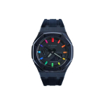 CASIO Vyri&scaron;kas skystųjų kristalų, analoginis dvigubo ekrano serijos juodas laikrodis GA-2100-1A1(Watch8--) Regular Watch Box black