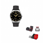 TISSOT Vistada kolekcijos Kvarcinis mechanizmas 30m atsparumas vandeniui Vyri&scaron;ki laikrodžiai Laikrodis 40mm Juodas ciferblatas T118.410.16.057.01 Black Dial