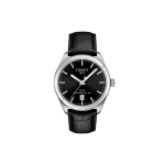 Tissot Pr100 Automatinis Mechaninis Laikrodis 30m Atsparus Vandeniui 39mm Juodas Ciferblatas Nerūdijančio Plieno Dėklas Odinė Apyrankė Vyri&scaron;ki laikrodžiai T101.407.16.051.00 Black Dial