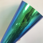 100 x 135 cm holografinis vaivoryk&scaron;tės chromo, žalios spalvos chameleono spalvos automobilio stogo dangčio stiliaus vinilo plėvelės lipdukas, blizgus, netempiamas CHINA