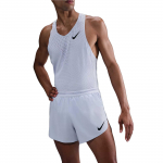 Nike Dri-FIT ADV AeroSwift serijos Swoosh Patogios Mink&scaron;tos Elastingos Juosmens Sportinės &Scaron;ortai Vyri&scaron;ki &scaron;ortai Baltos Juodos FN3352-057 XXL